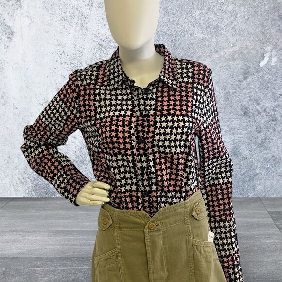 Tommy Hilfiger Stars 4th Memorial Day Button Down Blouse - Picture 1 of 7